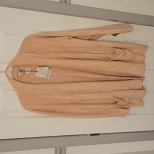 Barefoot Dreams Saddle Sleeve Cardigan in Rose Water